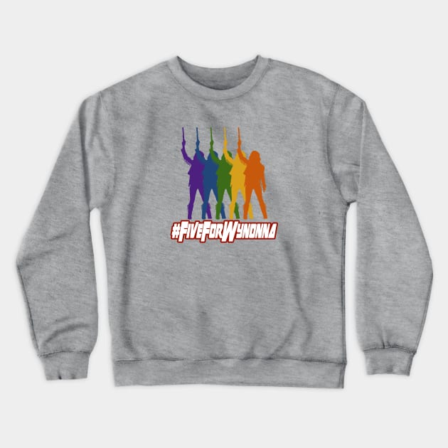 Five For Wynonna - Wynonna Earp Season 5 Crewneck Sweatshirt by viking_elf